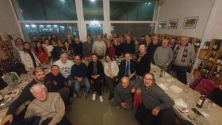 A Ponsacco la cena dei giudici per gli auguri natalizi