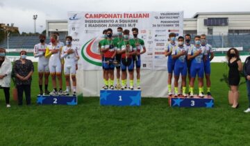 Tricolore JRS Inseguimento a squadre e Madison: i risultati di Pordenone