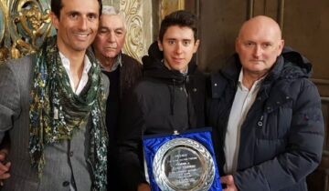 Bitossi premia Bennati e Tiberi al Club Glorie Toscane