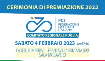 Puglia – Il 4 febbraio la premiazione della stagione 2022