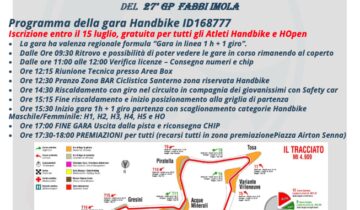 Il 22 luglio il 1° Trofeo Paraciclistico OMNIA Imola