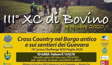 FCI Puglia mtb cross country: in arrivo la XC Monti Dauni,