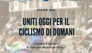 FCI, C.R.L. e Autodromo Nazionale Monza: uniti oggi per il ciclismo di domani