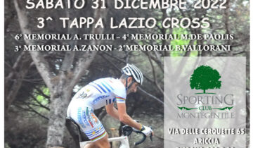 Fine d’anno ai Castelli per la 3^ prova del Trofeo Lazio Cross