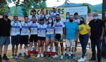 Passerella per i nuovi campioni regionali FCI Basilicata mtb cross country a Paterno