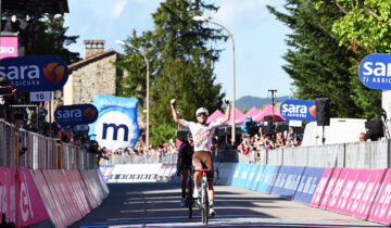 Giro d’Italia: Vendrame sorride a Bagno di Romagna