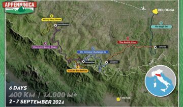 Svelato il percorso di Appenninica 2024: via da Bologna, 14mila metri di dislivello