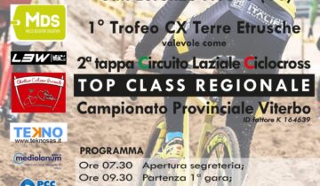 Lazio – Circuito ciclocross, tappa a S. Lorenzo Nuovo