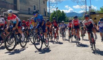 I Giovanissimi a posta Fibreno per il baby road Lazio Two