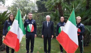 Tokyo 2020 – Mattarella consegna il tricolore ai portabandiera