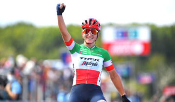 Gp de Plouay: splendido assolo della tricolore Elisa Longo Borghini