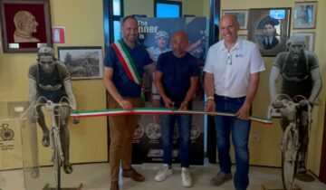 Paolo Bettini al Museo del ciclismo Gino Bartali