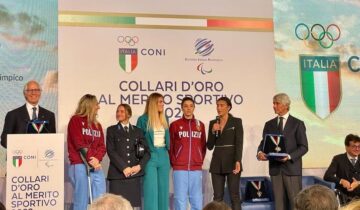 Consegnati oggi a Roma i Collari d’Oro CONI