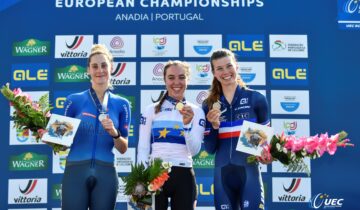 EUROPEI STRADA ANADIA 2022 – Argento nella crono per Vittoria Guazzini