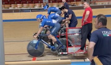 Pista: Record italiano nella Team Sprint in Germania