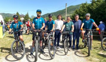 Inaugurato un nuovo tratto di pista ciclabile nel Parco nazionale del Pollino