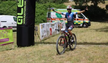 Luca Prete nella Gran Fondo Monte Siserno