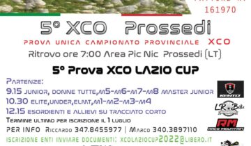 XCO Lazio Cup – A Prossedi la penultima tappa