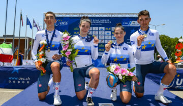 EUROPEI STRADA ANADIA – Azzurri d’oro nella Mixed Team Relay JRS