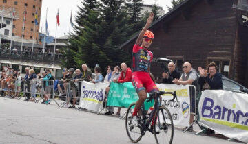 Terzo successo di Edward Santiago Cruz al Sestriere